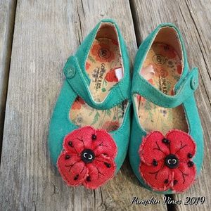 Sweet Teal and Red Dress Shoes